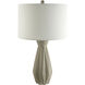 Octavio 27.5 inch 100 watt Gray Accent Table Lamp Portable Light