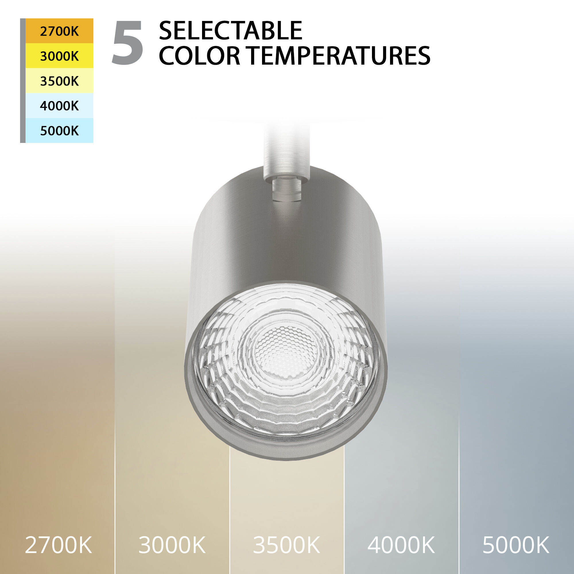 Pipe 4 Light 120 Brushed Nickel Track Lighting Ceiling Light, WAC Limited