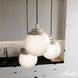 Hepburn 3 Light 12.75 inch Brushed Nickel Round Cluster Pendant Ceiling Light, Large