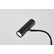 Canada 51.2 inch 50.00 watt Matte Black Floor Lamp Portable Light