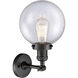 Franklin Restoration Large Beacon LED 8 inch Oil Rubbed Bronze Semi-Flush Mount Ceiling Light in Seedy Glass, Franklin Restoration