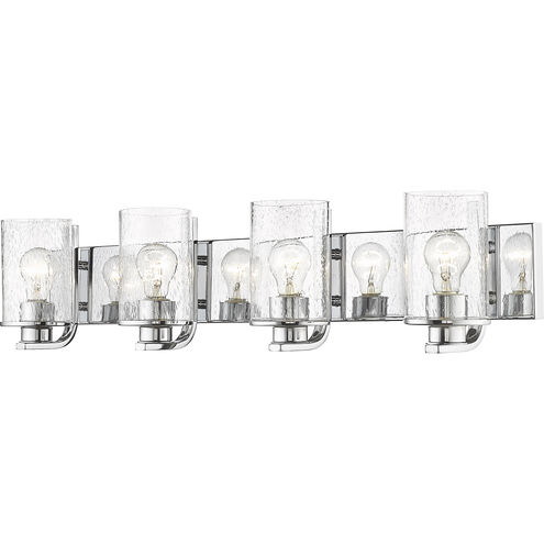 Beckett 4 Light 34 inch Chrome Vanity Wall Light