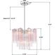 Addis 4 Light 17.75 inch Polished Chrome Mini Chandelier Ceiling Light in Spring
