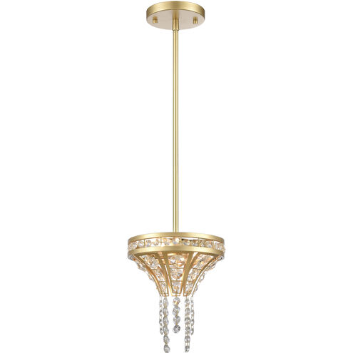 Fantania 2 Light 8 inch Champagne Gold Mini Pendant Ceiling Light