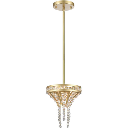 Fantania 2 Light 8 inch Champagne Gold Mini Pendant Ceiling Light