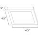 Wafer LED 4.5 inch White Flush Mount Ceiling Light
