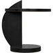 Reed 25 X 22 inch Hand Rubbed Black Side Table