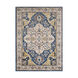 Macduff 87 X 63 inch Navy/Charcoal/Butter/Ivory/Camel/Sky Blue/White Rugs, Rectangle
