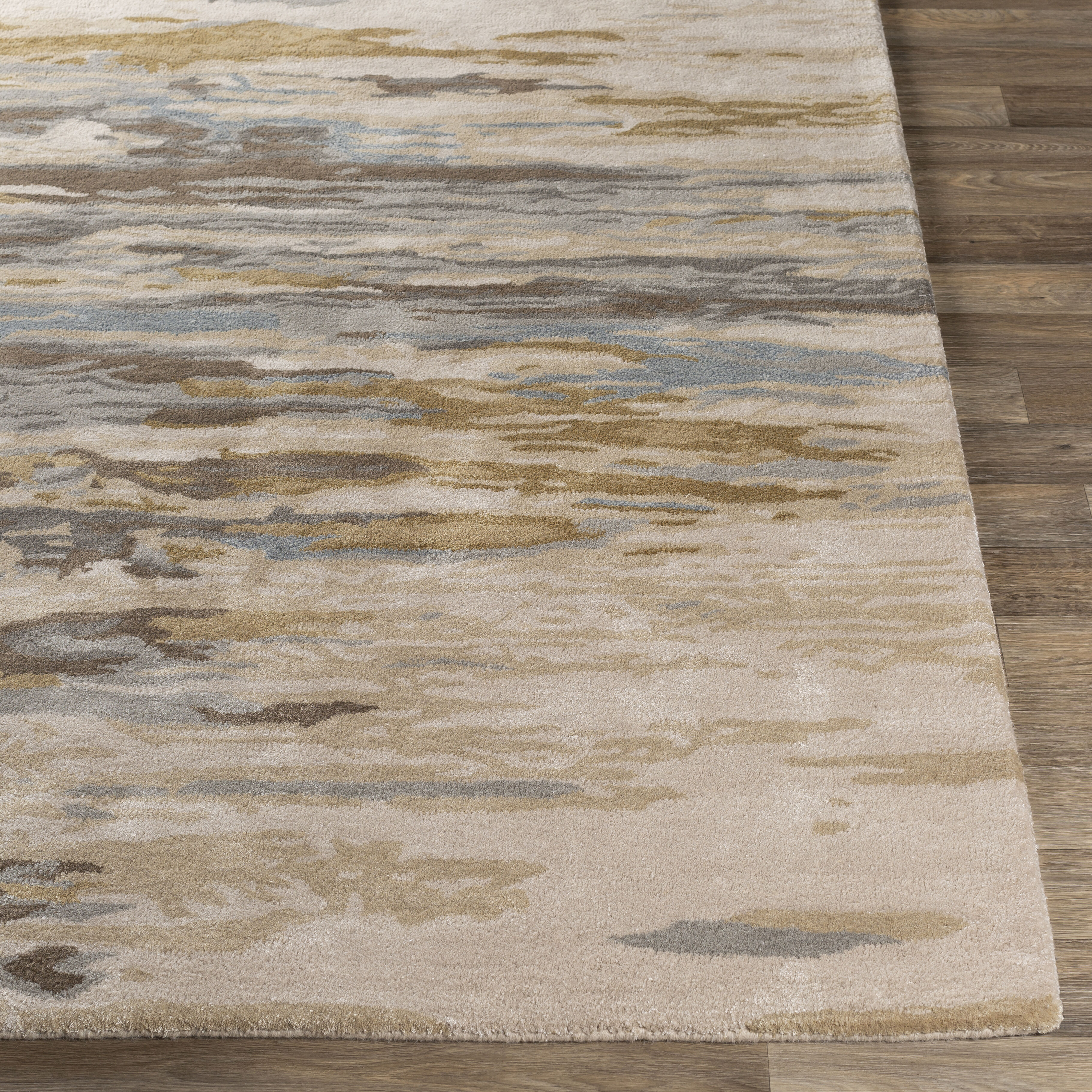 Kavita 72 X 72 inch Light Beige Rug in 6 Ft Round, Round