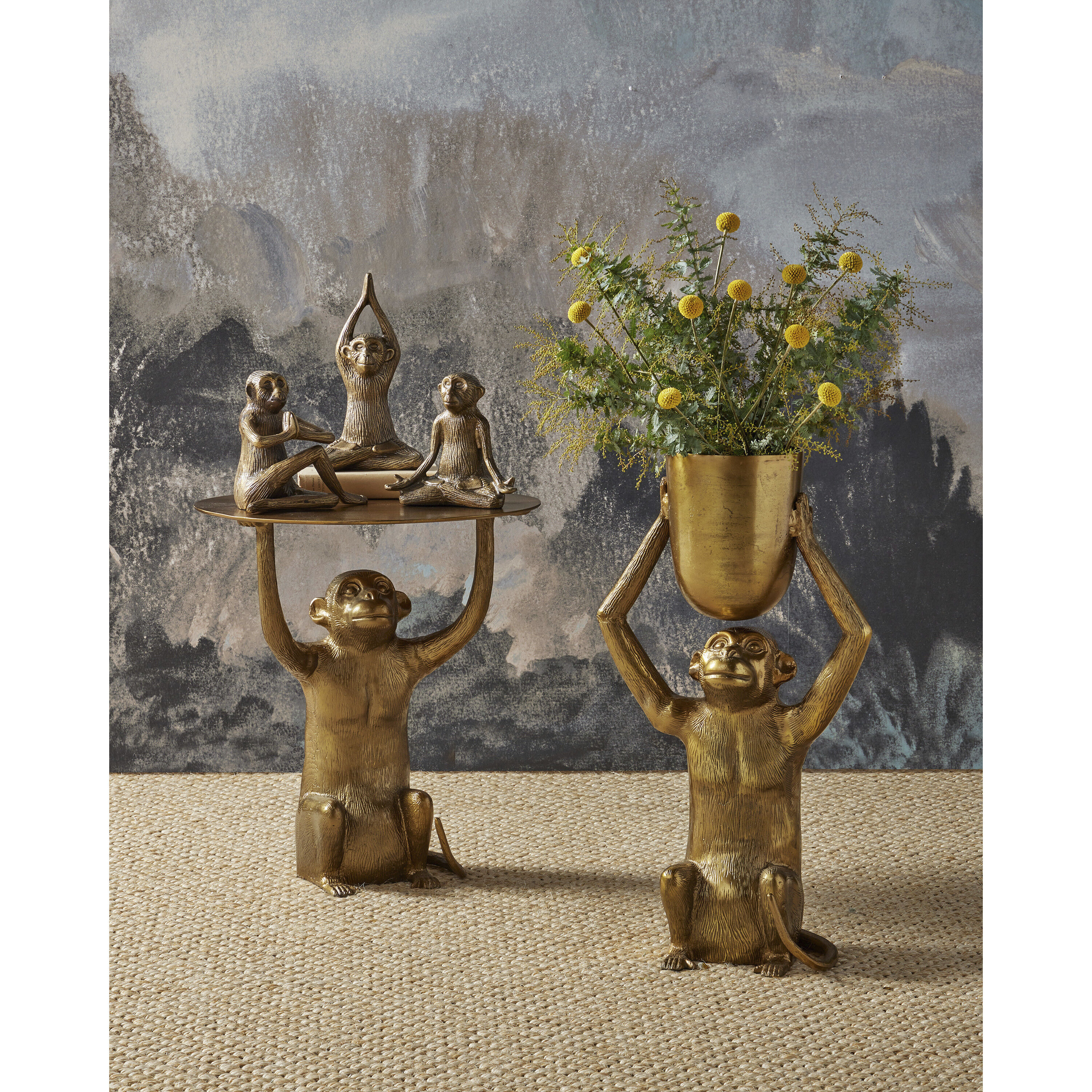 Abu Antique Gold Planter