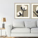 Delicate Sketch White and Beige and Black and Neutral Framed Art