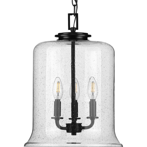 Winslett 3 Light Matte Black Pendant Ceiling Light