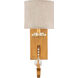 Medland 1 Light 9 inch Light Gray/White Wall Sconce Wall Light