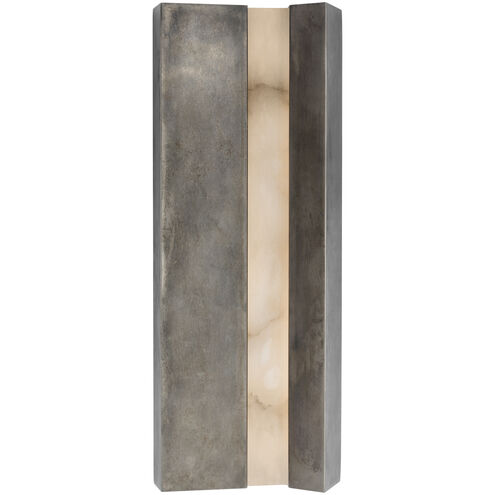 Anne-Marie Barton Austera Sconce Wall Light in Mottled Pewter