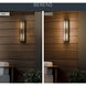 Berens 2 Light 24 inch Textured Black Outdoor Wall Light