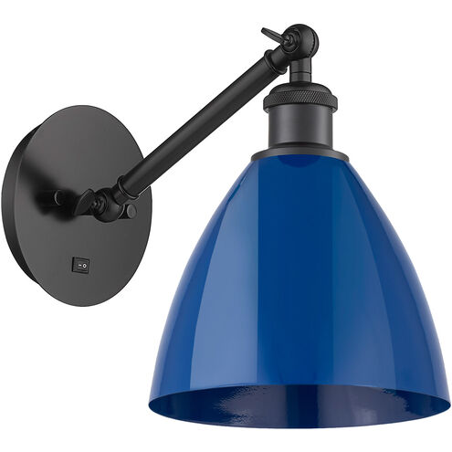 Ballston Plymouth Dome LED 8 inch Matte Black Sconce Wall Light