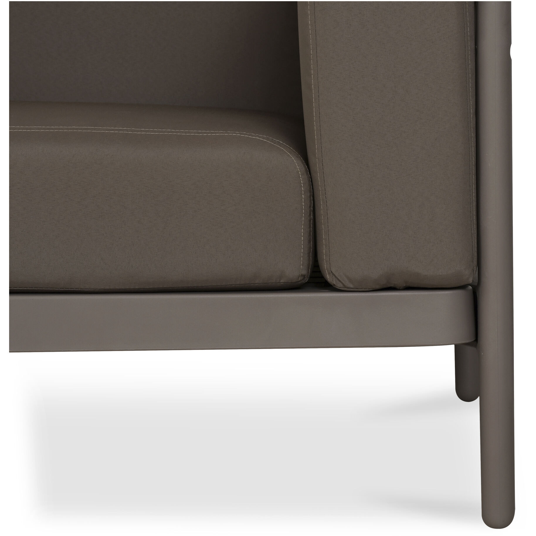 Suri Red Outdoor Sofa, 3-Seat