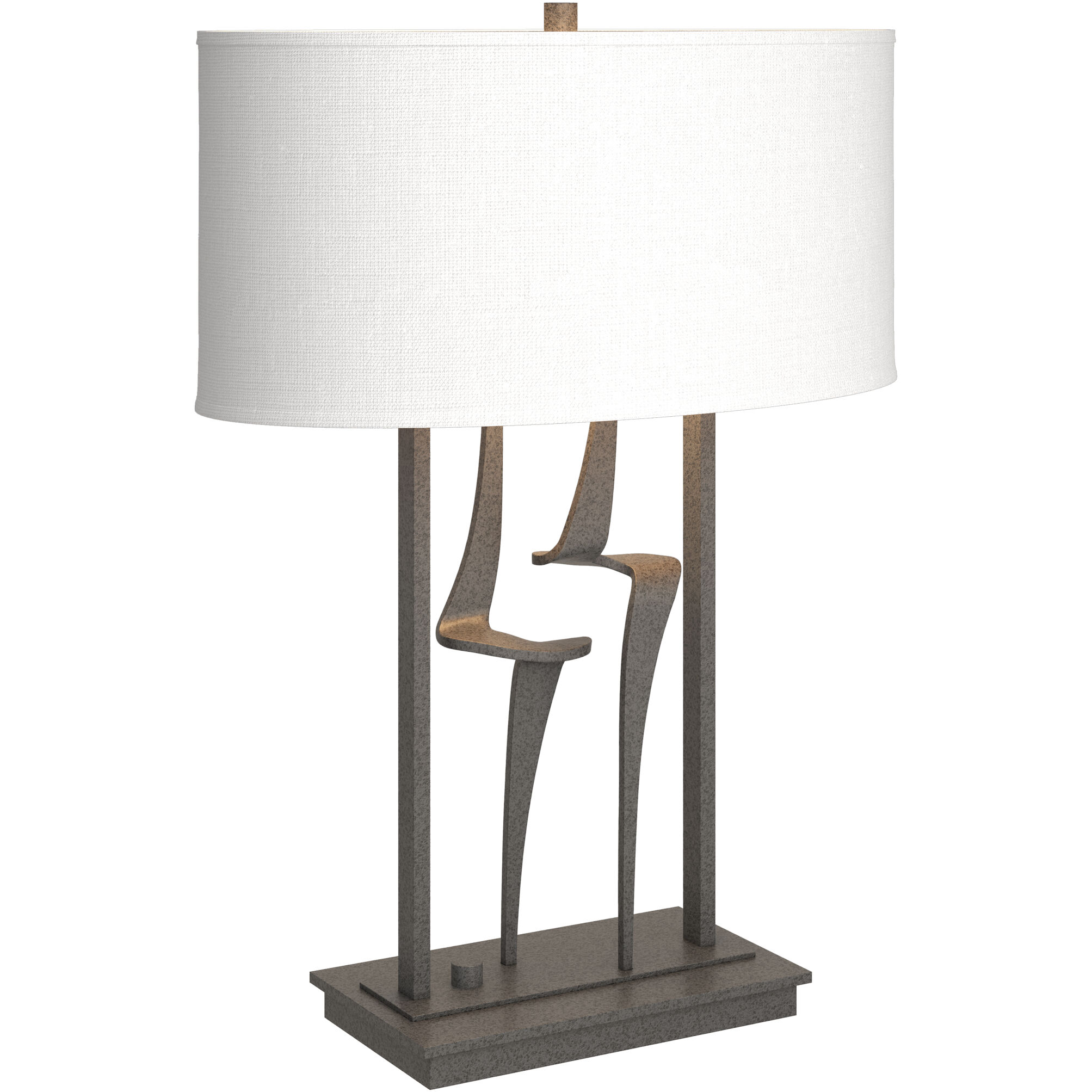 Antasia 24.7 inch 100 watt Natural Iron Table Lamp Portable Light in Natural Anna