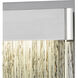 Edgmont LED 8 inch Silver with Polished Chrome ADA Sconce Wall Light