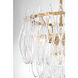 Glassara 6 Light 23 inch Legacy Brass Pendant Ceiling Light
