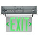 Brentwood LED 15.75 inch Silver LED Exit Sign Ceiling Light
