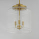 Acadia 3 Light 13.75 inch Natural Aged Brass Single Pendant Ceiling Light