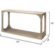 Everett 60 inch Grey Washed Wood Console Table