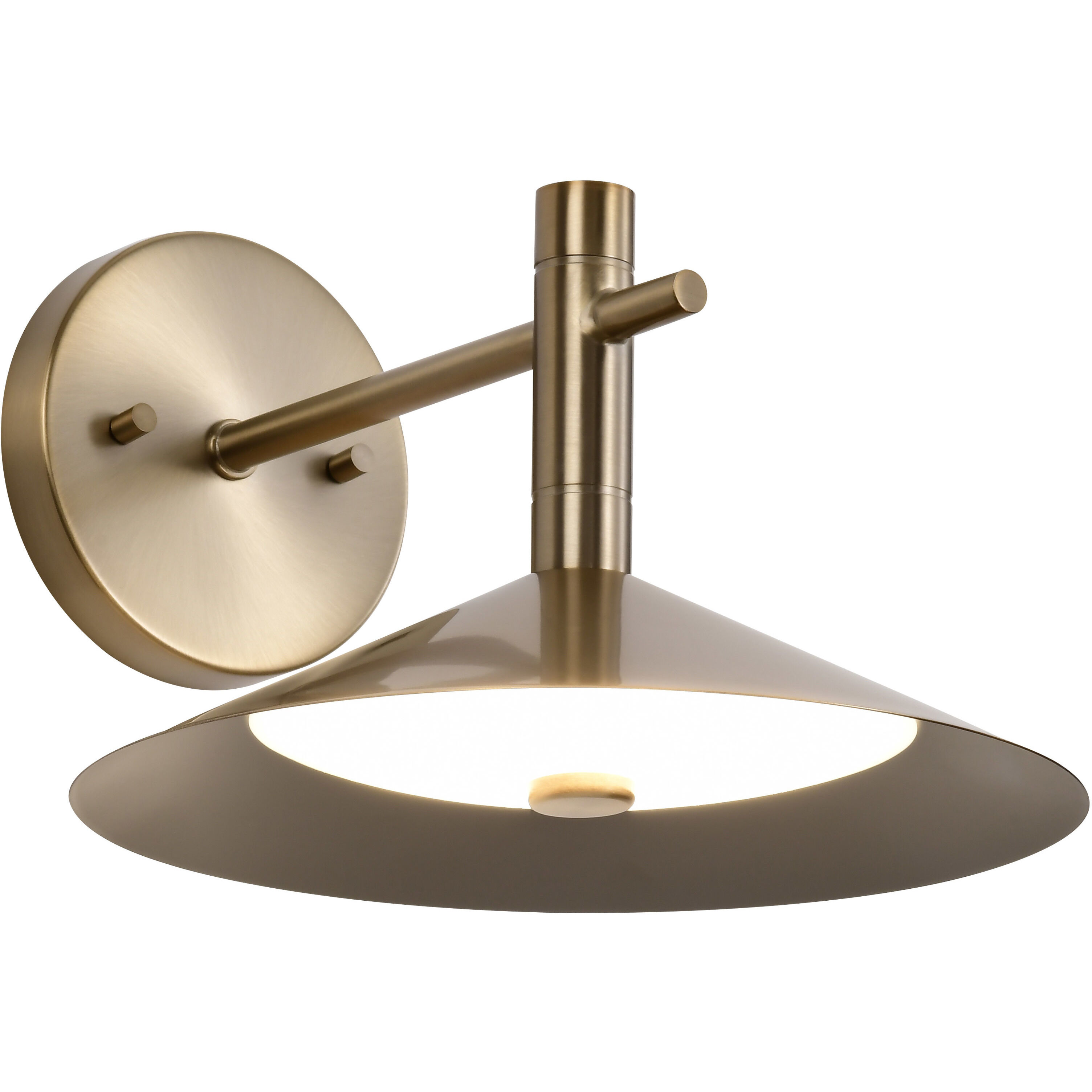 Corrine LED 9.88 inch Burnished Brass Vanity Light Wall Light