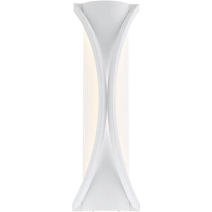 Roll Up LED 7.25 inch Sand White Wall Sconce Wall Light, Outdoor