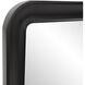 Joelle 40 X 30 inch Matte Black Mirror