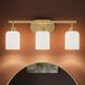 Reines 3 Light 22.75 inch Brushed Gold Bath Vanity Wall Light
