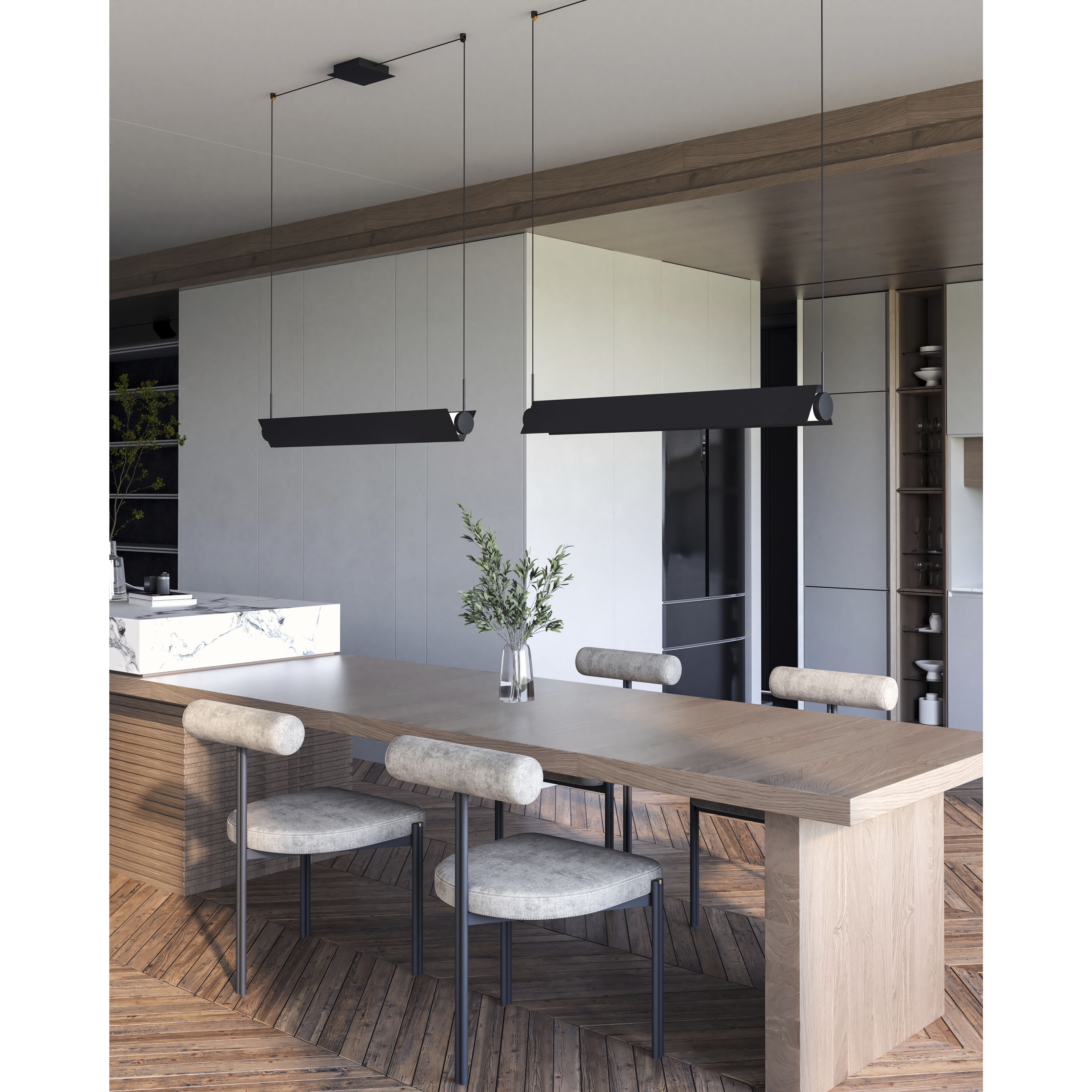 Phoenix Linear Pendant Ceiling Light