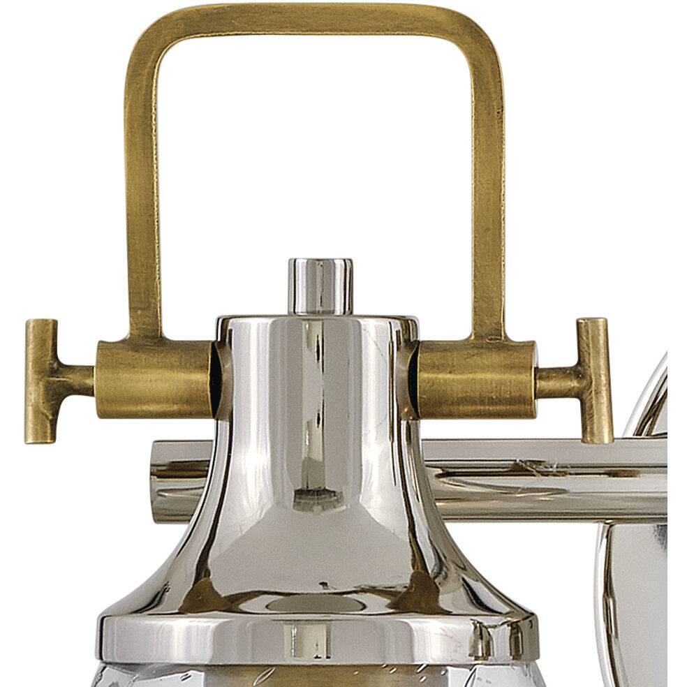 Easton 2 Light 14.5 inch Polished Nickel Bath Light Wall Light