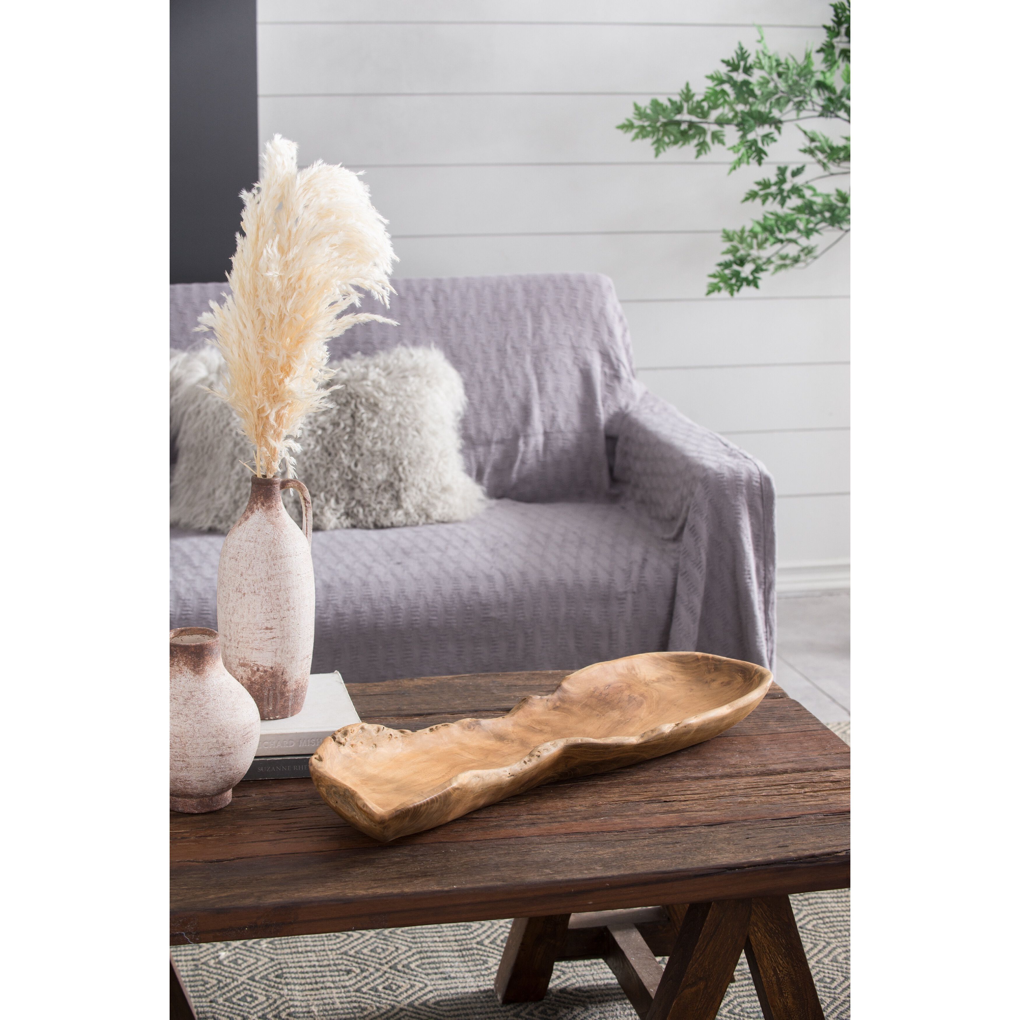 Anita 30.7 X 9.1 inch Brown Decorative Plate