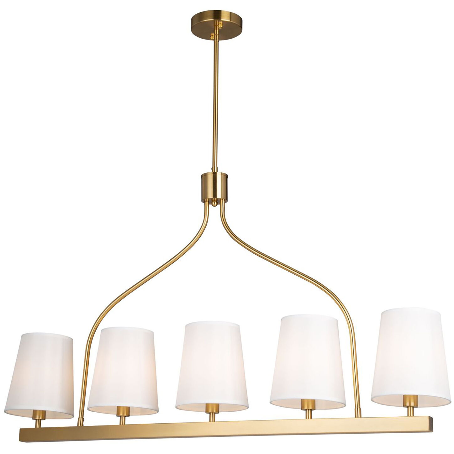 Rhythm Island Light Ceiling Light in Brushed Gold