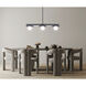 Mierka 3 Light 32.5 inch Black Pendant Ceiling Light