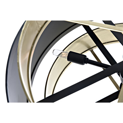 Demetrius 4 Light 24 inch Antique Brass Pendant Ceiling Light