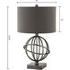 Lichfield 25.25 inch 150 watt Aged Pewter Table Lamp Portable Light