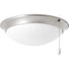 AirPro LED Brushed Nickel Fan Light Kit, Progress LED