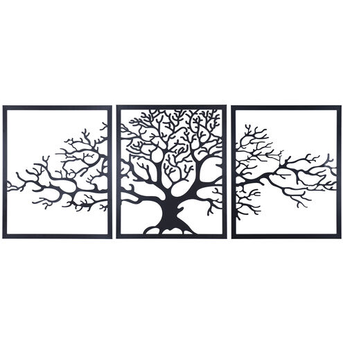 Cameron Matte Black-Laser Cut Wall Art