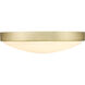 Gabi LED 12 inch Brushed Champagne Bronze Flush Mount Ceiling Light