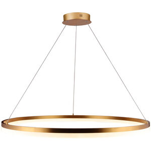 Circa LED 39 inch Gold Hanging Pendant Ceiling Light