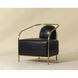 Cicero Cantina Black Lounge Chair