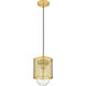 Kipton 1 Light 6 inch Rubbed Brass Pendant Ceiling Light in Rubbed Bronze