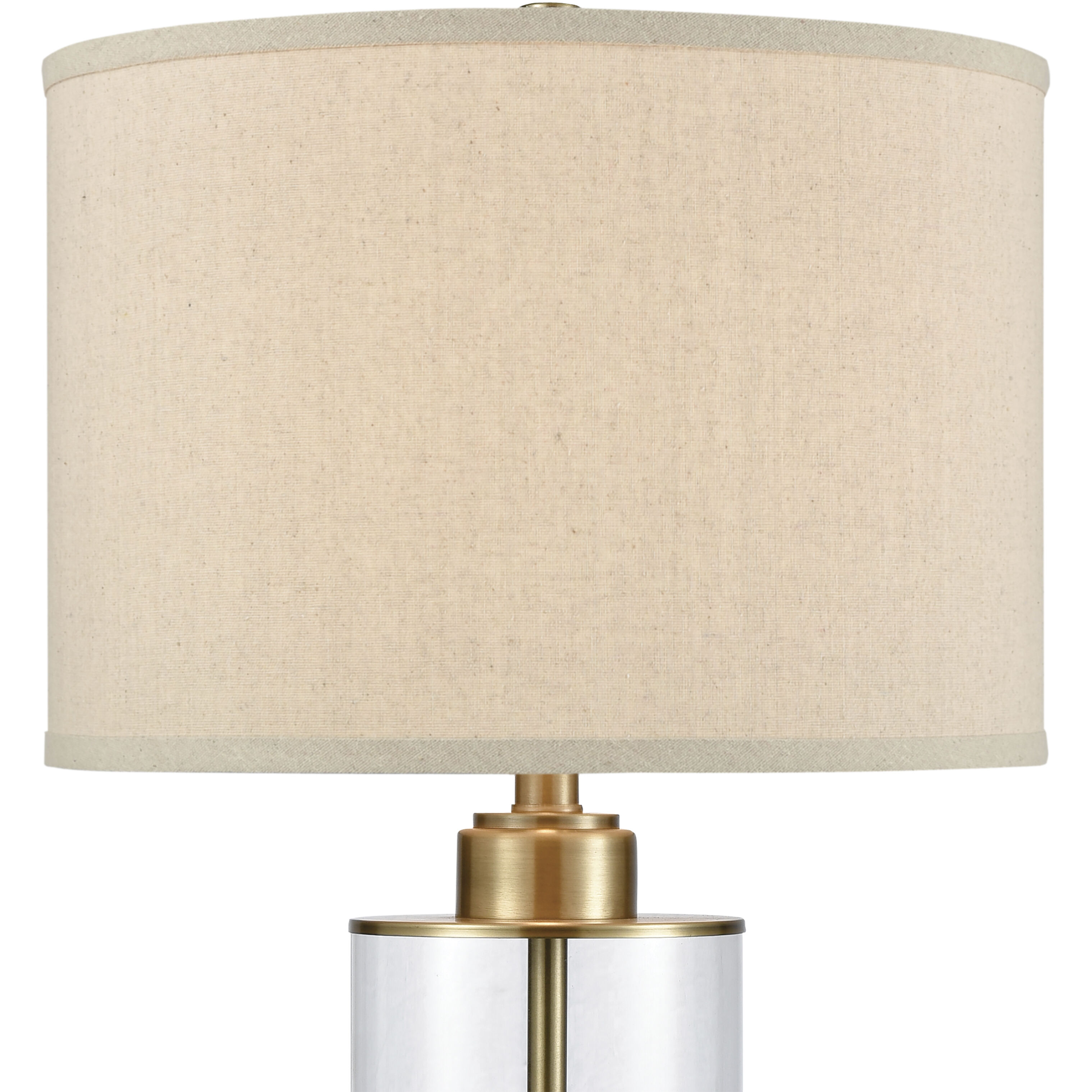 Fermont 28 inch 150 watt Clear Table Lamp Portable Light