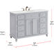 Otto 48 X 21 X 35 inch Grey Vanity Sink Set