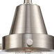 Caden 2 Light 14 inch Satin Nickel Bath Vanity Light Wall Light in Seedy Glass