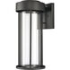 Brillis LED 16 inch Matte Black Outdoor Wall Sconce