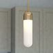 Thalia LED 4.75 inch Antique Gold Mini Pendant Ceiling Light