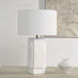 Scavo 25.75 inch 9 watt Textured Matte Off-White Table Lamp Portable Light